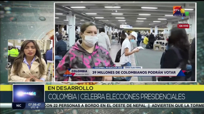 teleSUR Noticias 09:30 29-05: Colombia inicia jornada de comicios presidenciales