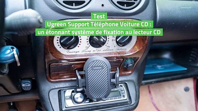 Test Ugreen Support Téléphone Voiture CD : un étonnant système de fixation au lecteur CD