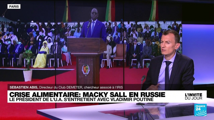 Macky Sall en Russie: "La Russie essaie d'instrumentaliser ce pouvoir alimentaire"