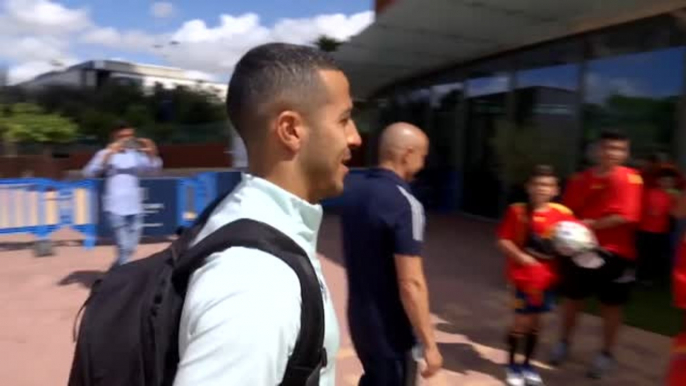 Thiago no podrá jugar con la selección y abandonará la concentración tras el partido contra el Sevilla