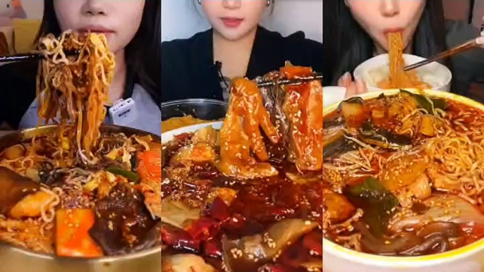 ASMR Chinese YUMMY FOOD,Mukbang,ASMR Eating, Eating Show, Chinese Food Eating,Yummy Food,Spicy Food.