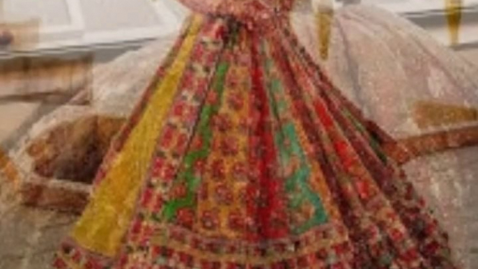 Beautiful lahenga designs| Wedding dresses|multicolor party wear| fancy dresses