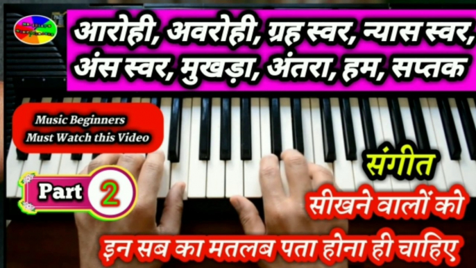 संगीत सीखने वालों को  इन सब का मतलब पता होना ही चाहिए -2|  Music Learners must know meaning of these