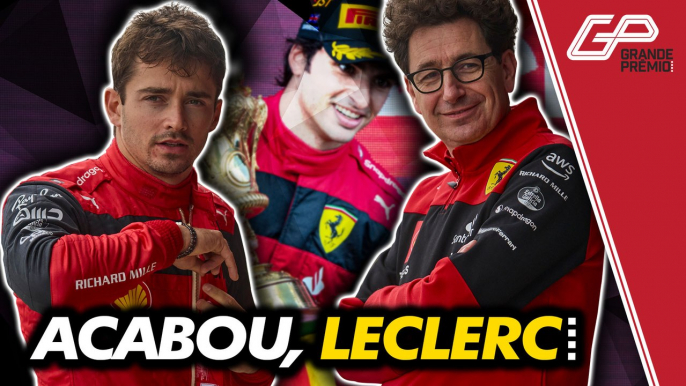 FERRARI TIROU ÚLTIMAS CHANCES DE LECLERC SER CAMPEÃO DA FÓRMULA 1 2022