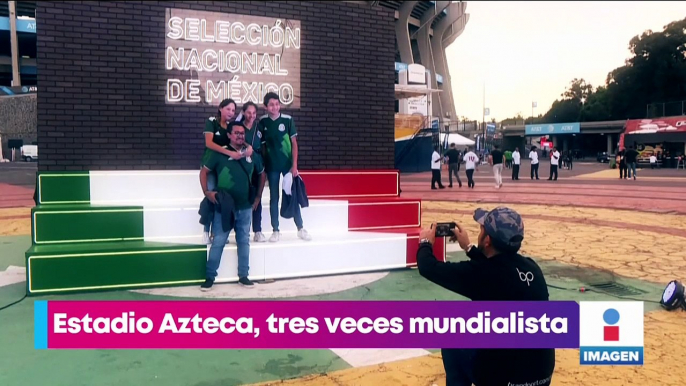 El Estadio Azteca será tres veces mundialista