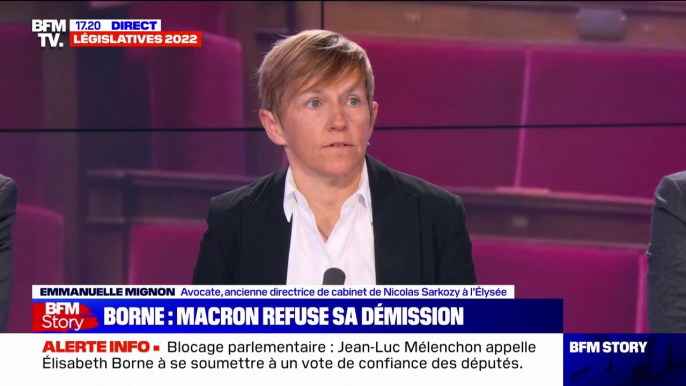 "Les textes vont être très difficiles à adopter" à l'Assemblée, explique l'ancienne directrice de cabinet de Nicolas Sarkozy