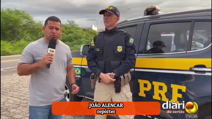 Inspetor da PRF fala sobre mega operação entre as Forças de Segurança durante o São João de Patos