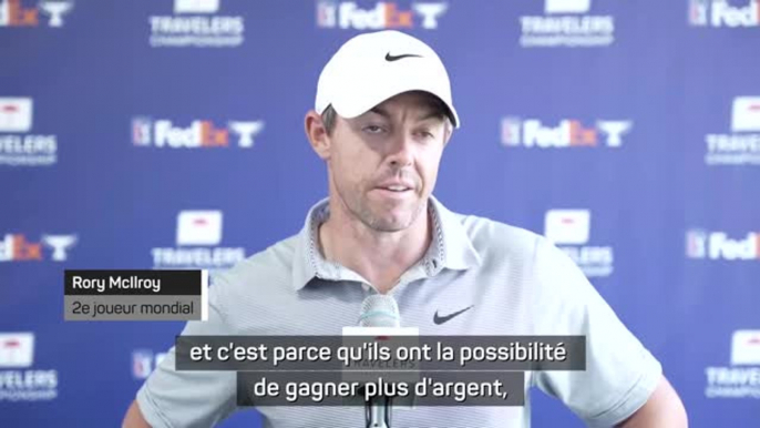 PGA Tour - McIlroy espère que les changements apportés au PGA Tour empêcheront d'autres départs pour LIV Golf