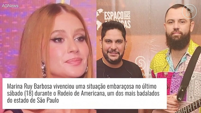 Marina Ruy Barbosa se envolve em polêmica com Jorge e Mateus durante show. Entenda o ocorrido!