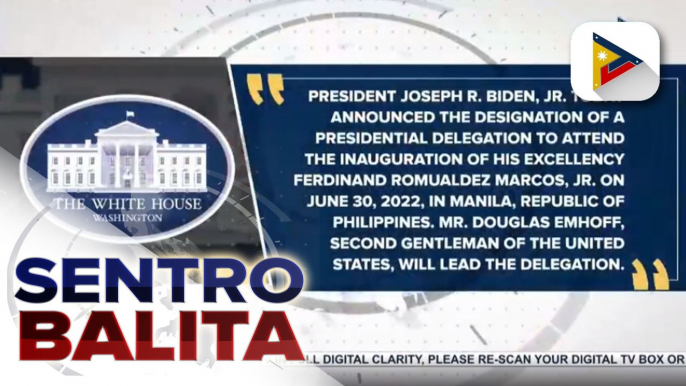 U.S. Pres. Biden, pinangalanan ang presidential delegation na dadalo sa inagurasyon ni Pres.-elect Marcos