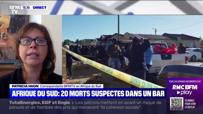 Afrique du Sud: la découverte suspecte de vingt morts dans un bar