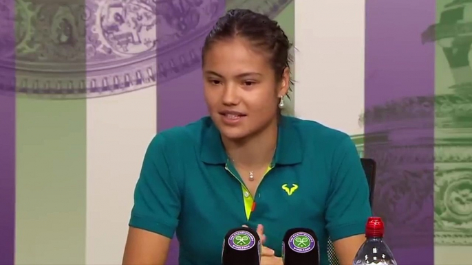 Wimbledon 2022 - Emma Raducanu : "It was an amazing experience, it was my first time here"