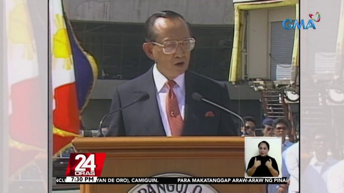 mbag sa ekonomiya ng Pilipinas ni dating pangulong Fidel V. Ramos, tumatak sa maraming Pilipino | 24 Oras