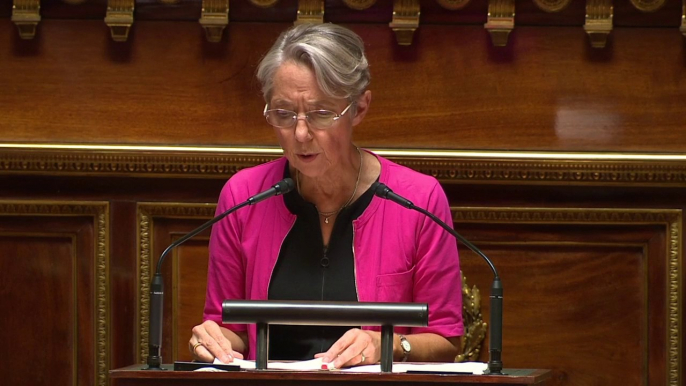 Elisabeth Borne: "Pour certains textes, le travail parlementaire pourra commencer au Sénat"