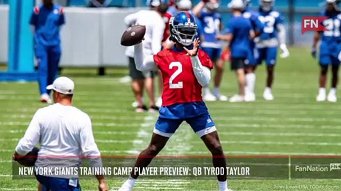 New York Giants Training Camp Player Preview  QB Tyrod Taylor