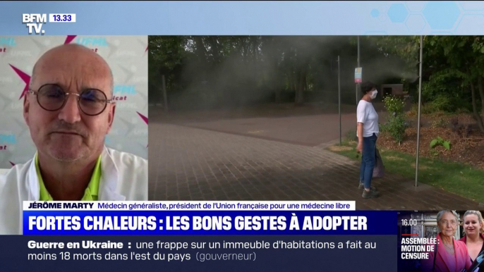 Boire régulièrement, poser un linge humide sur le ventilateur, repos... les bons gestes à adopter en période de fortes chaleurs