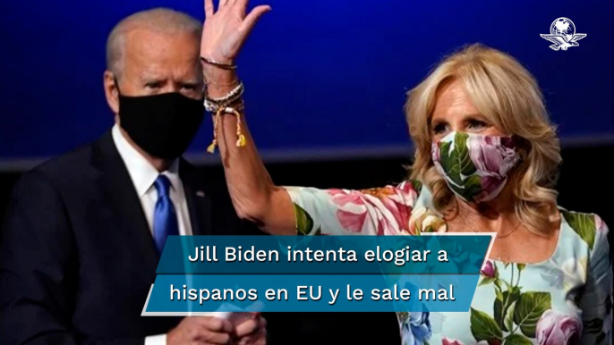 Jill Biden dice que los latinos son tan únicos "como los tacos" y desata críticas