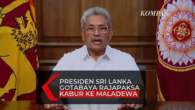 Presiden Sri Lanka Gotabaya Rajapaksa Melarikan Diri ke Maladewa, Bersama Istri dan 2 Pengawal