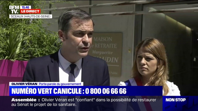 Canicule: "Il faut équiper nos villes avec des îlots de fraîcheur", souligne le porte-parole du gouvernement Olivier Véran