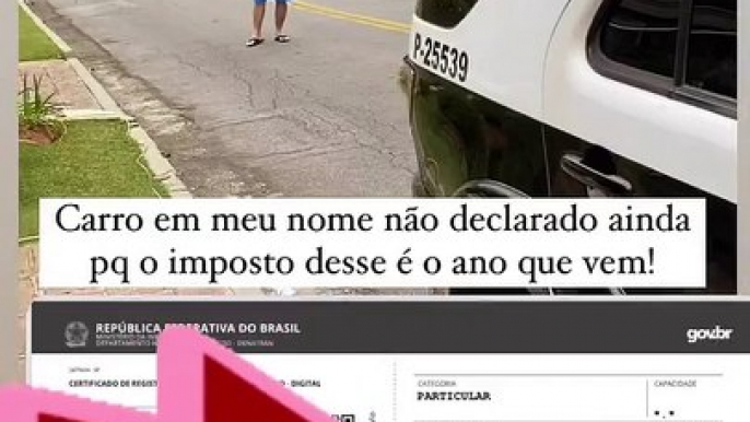 Deolane Bezerra mostrou o momento em que os carros são apreendidos