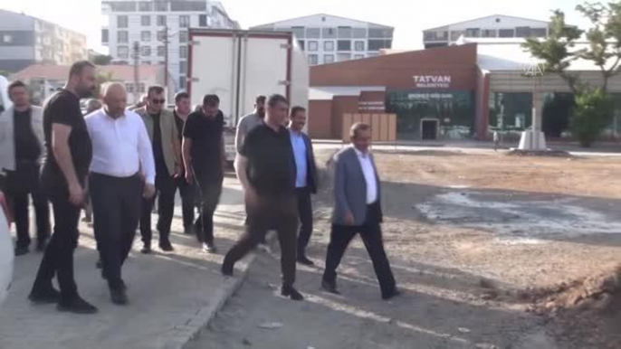 AK Parti Bitlis Milletvekili Taşar, Tatvan'daki yatırımları inceledi