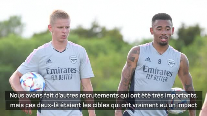 Arsenal - Edu : "Jesus et Zinchenko, deux grandes recrues"