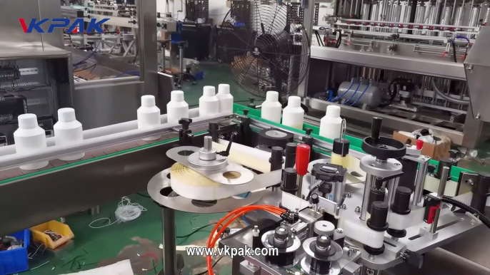 VKPAK Big Pill Bottle Capping Machine And Labeling Machine