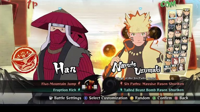 Han vs Kakashi Hatake | Naruto Ultimate Ninja Storm 4