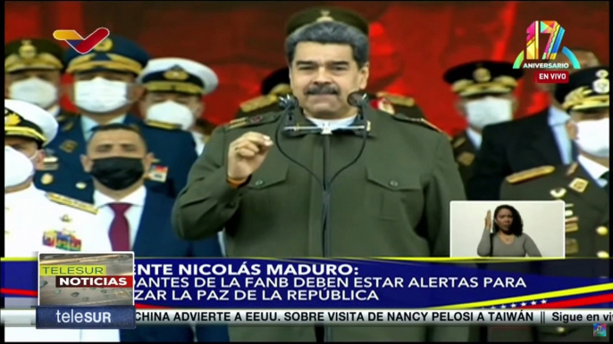 Pdte. Nicolás Maduro ratifica mando de generales de la Fuerza Armada Bolivariana