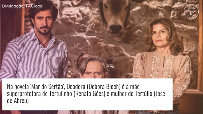 'Mar do Sertão': Debora Bloch volta às novelas após 7 anos como vilã manipuladora. 'Parece inofensiva'