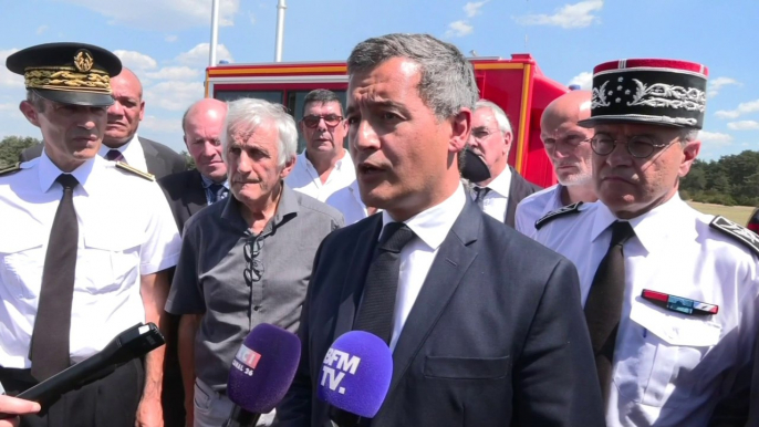 Incendies: Gérald Darmanin appelle les employeurs à "libérer les salariés qui sont sapeurs-pompiers volontaires"