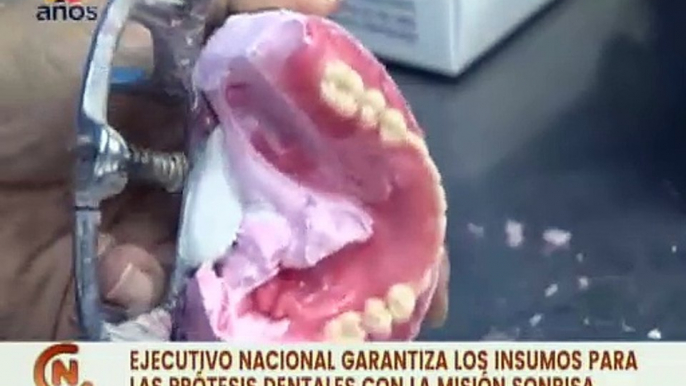 Gobierno Bolivariano garantiza los insumos para las prótesis dentales de la Misión Sonrisa