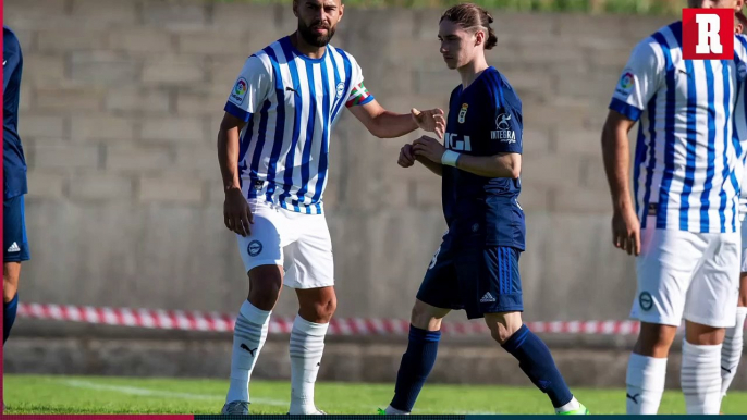 Marcelo Flores se mandó un golazo previo a su debut con el Real Oviedo