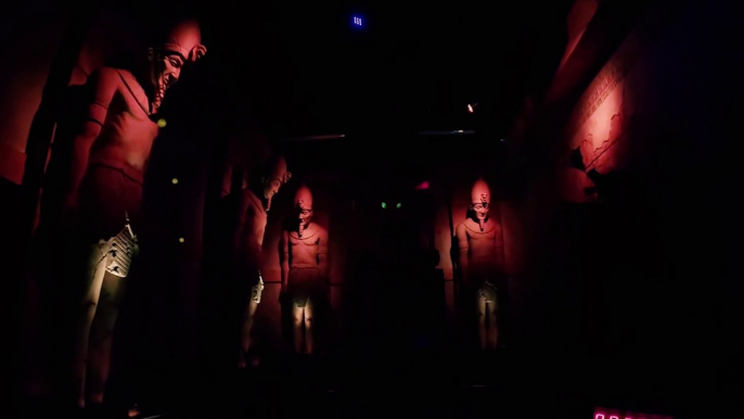 Challenge of Tutankhamon Dark Ride (Walibi Amusement Park - Wavre, Belgium) - Dark Ride POV Experience - Front Row