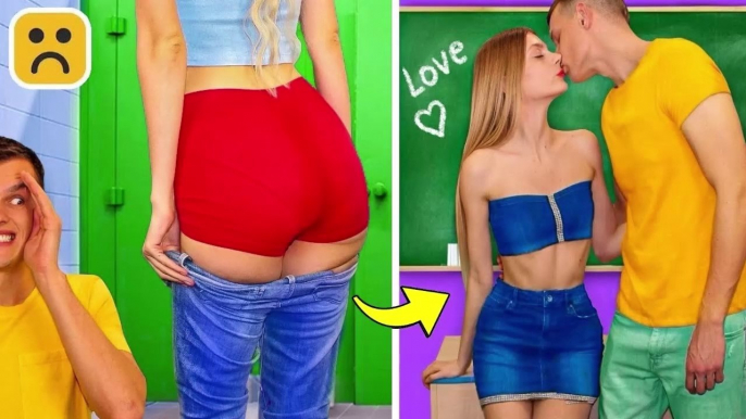 SUPER COOL CLOTHES HACKS! Fashion Life Hacks & DIY Outfit Ideas