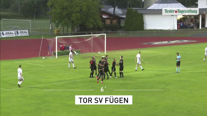 Regionalliga Tirol: Wörgl – Fügen 1:3 (0:1)