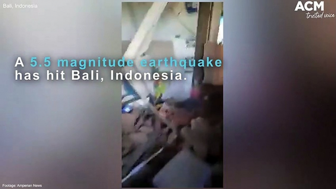 Aftermath of a 5.5 magnitude earthquake in Bali, Indonesia | August 23, 2022 | ACM