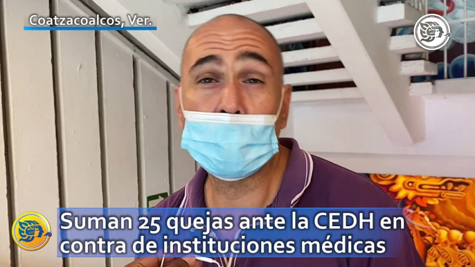 Suman 25 quejas ante la CEDH en contra de instituciones médicas