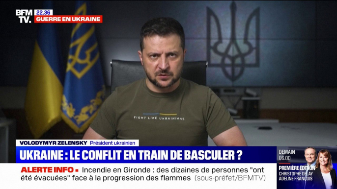 L'armée ukrainienne a "repris 6000 km2 de territoire" aux Russes, affirme Volodymyr Zelensky