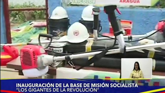 Inauguran Base de Misión Socialista "Los Gigantes de la Revolución" en el estado Aragua