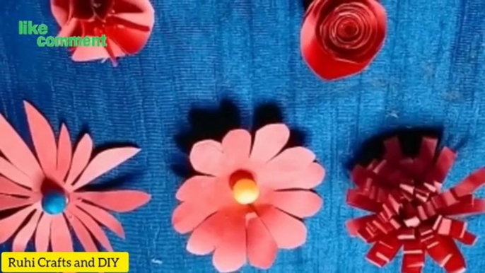 Amazing paper flower wall hanging decoration ideas/diy wall hanging/papercrafts/wall mate/home decors/ruhi crafts and diy #wallhanging #wallmate #ruhicraftsanddiy #diywallhanging #papercrafts #paperflower #homedecoration #homedecors #walldecoration