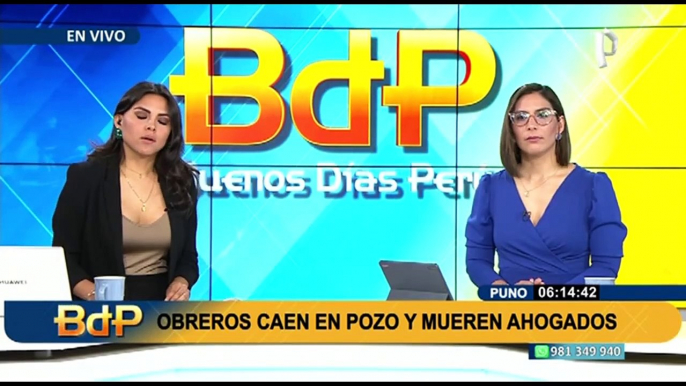 Tragedia en Puno: Obreros mueren ahogados cuando trabajaban en pozo de desagüe