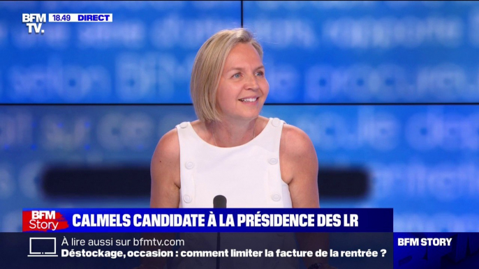 Pour Virginie Calmels, candidate à la présidence des LR, Aurélien Pradié et Eric Ciotti "incarnent deux lignes clivantes"