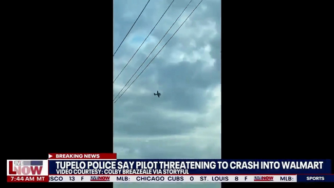 USA : Le pilote d'un petit avion bimoteur a contacté les autorités et menacé pendant plusieurs heures de s'écraser sur un supermarché Wal Mart du Mississippi