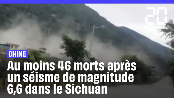 Chine : Au moins 46 morts après un séisme de magnitude 6,6 dans le Sichuan