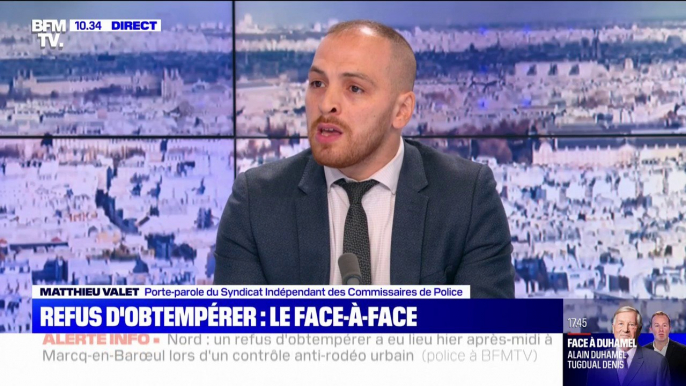 Matthieu Valet: "On a des voyous qui n'hésitent plus à faucher des policiers pour les tuer et se soustraire à leur interpellation"