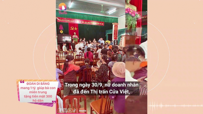 Đoàn Di Băng tặng 1 tỷ tiền mặt cho bà con miền Trung: Không nhận quyên góp, chỉ muốn lan tỏa