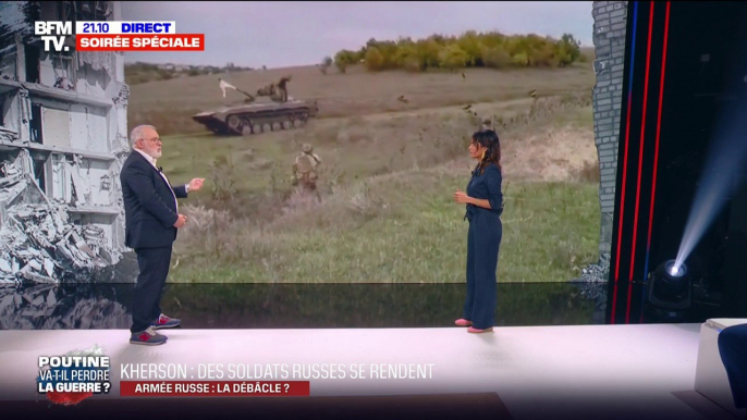 Des soldats ukrainiens diffusent les images de ce qu'ils présentent comme une reddition de soldats russes dans la région de Kherson