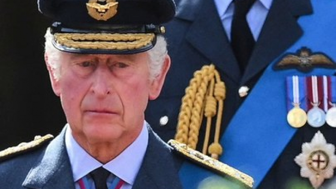 Images from Queen Elizabeth II's coffin procession from Buckingham to Westminster