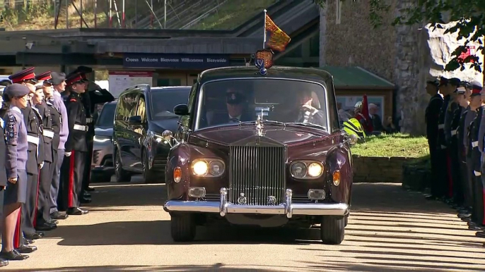 King Charles attends reception at Cardiff Castle